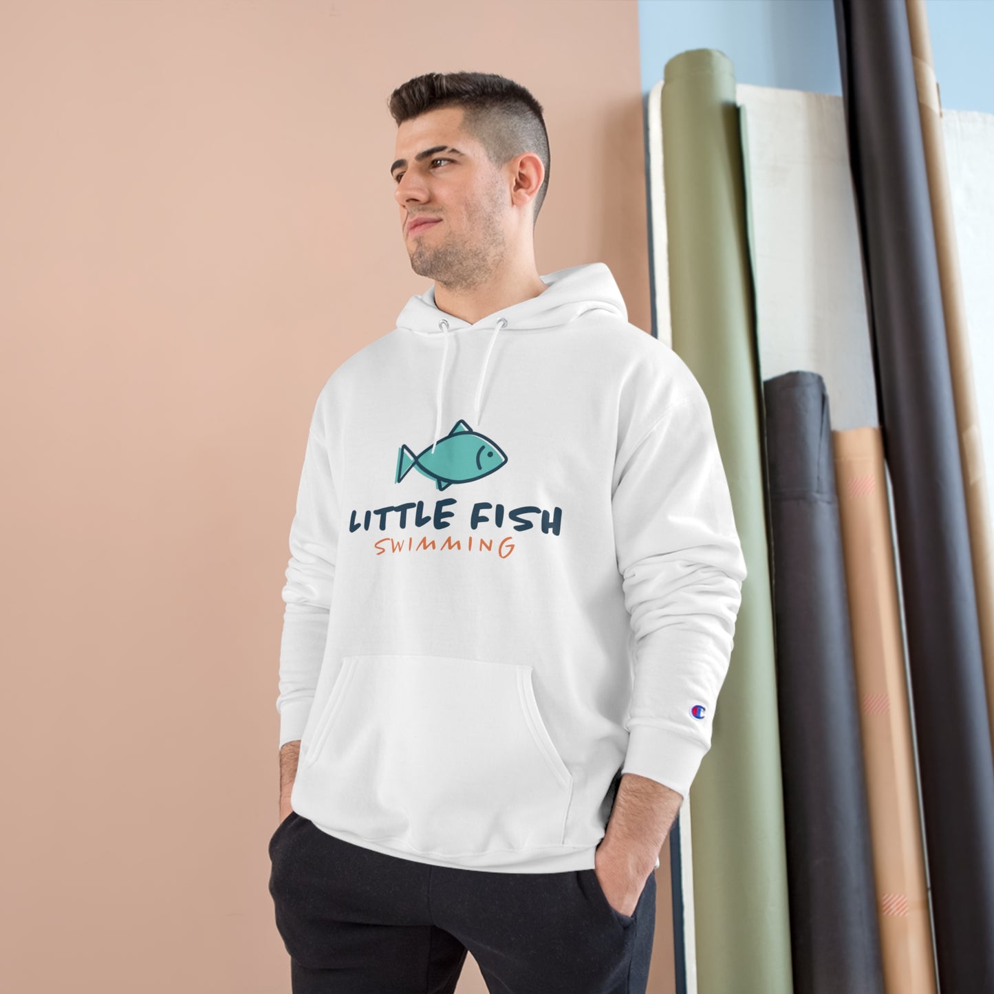 Little Fish Swimming Hoodie
