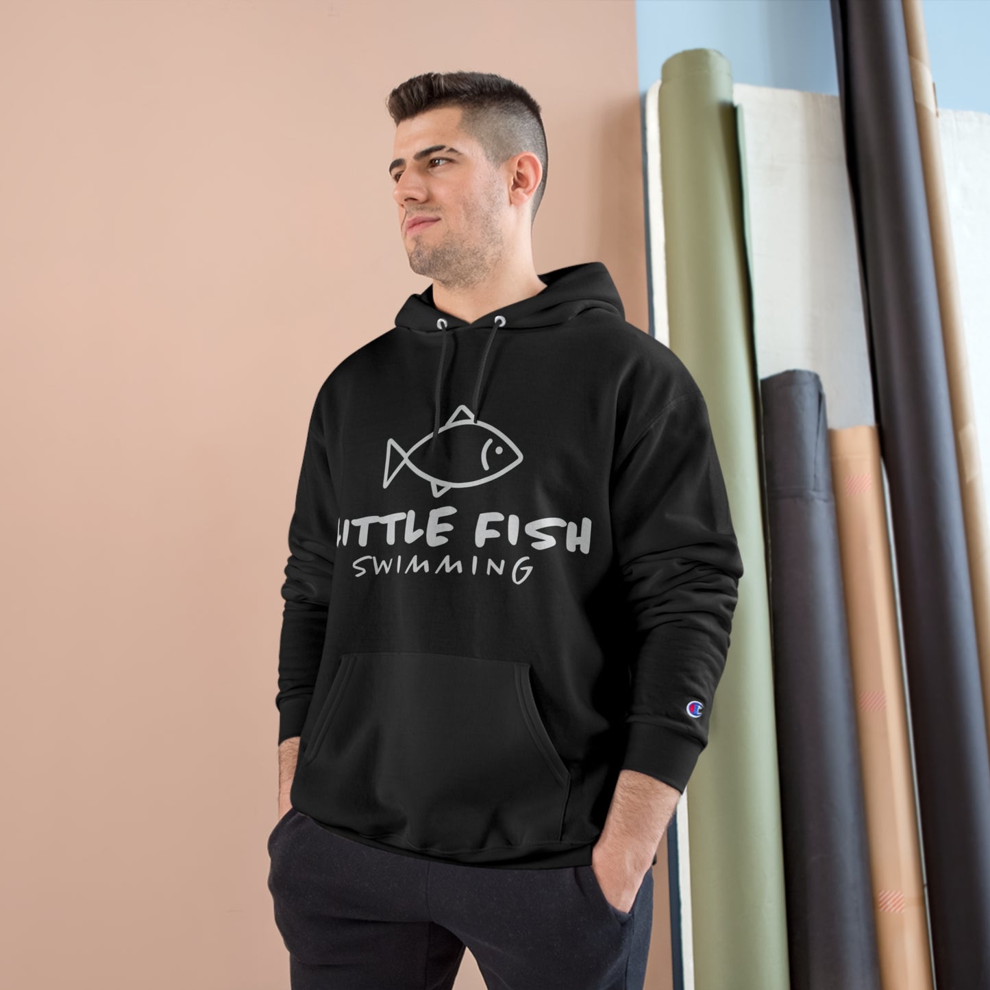 Little Fish Swimming Hoodie